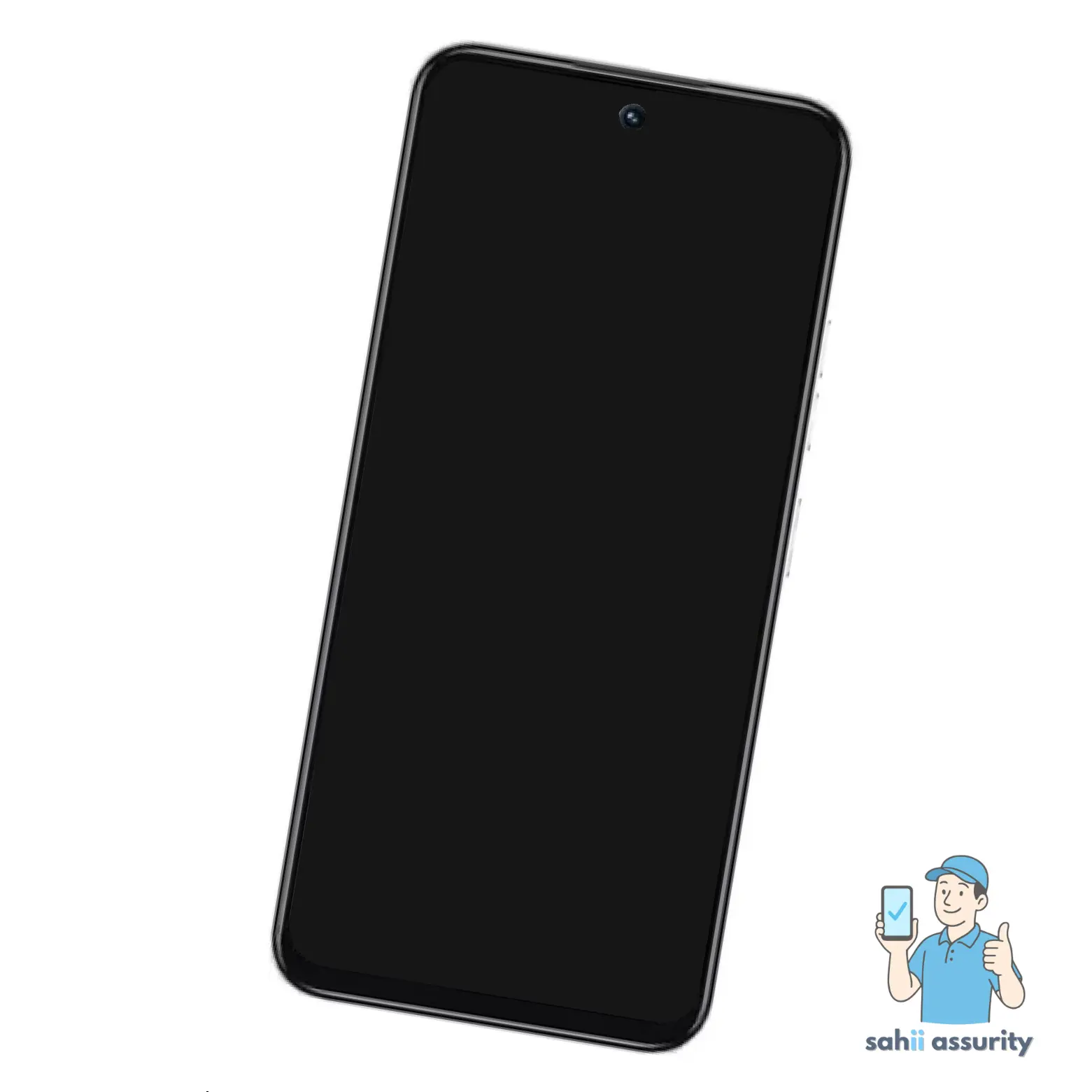 Middle Frame Ring Only for Tecno Spark 30 White